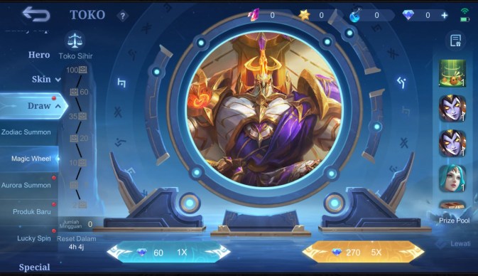 Magic Wheel Spin discount 20 persen MLBB