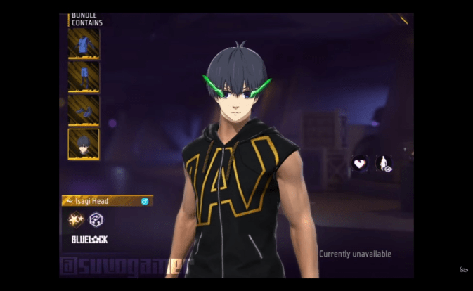 headpiece team z isagi ff bluelock