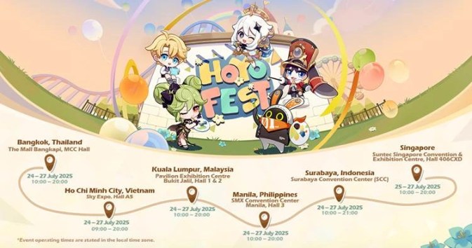 lokasi hoyofest 2025