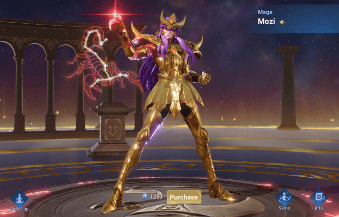 mozi hok x saint saiya