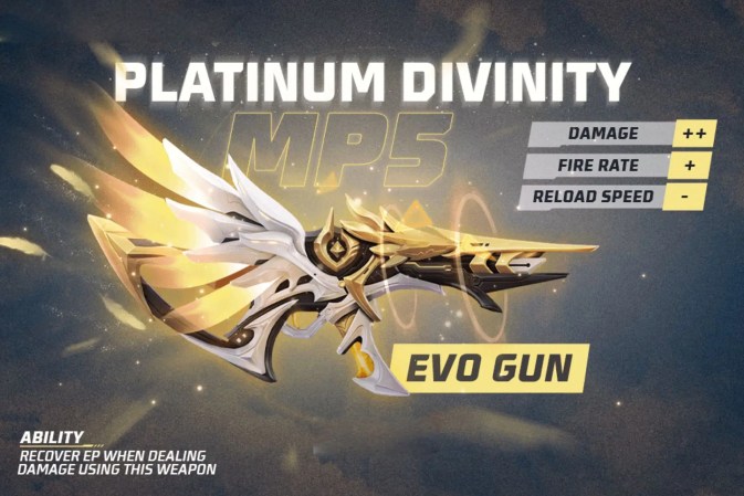 skin MP5 Platinum Divinity